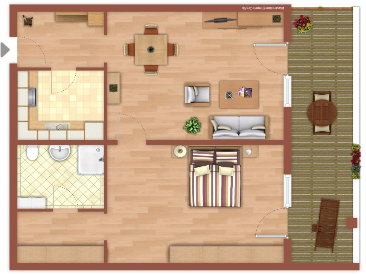 Alpenlodge, Ferienwohnung 5 Тирзее Екстериор снимка